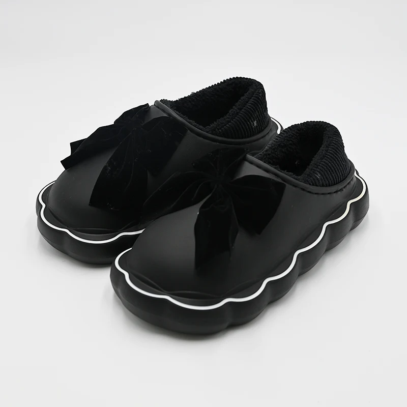 Bow Cotton Slipers